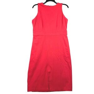 Ann Taylor Sheath Dress Women's 14 Pink Sleeveless Work Cocktail‎ Career Classic